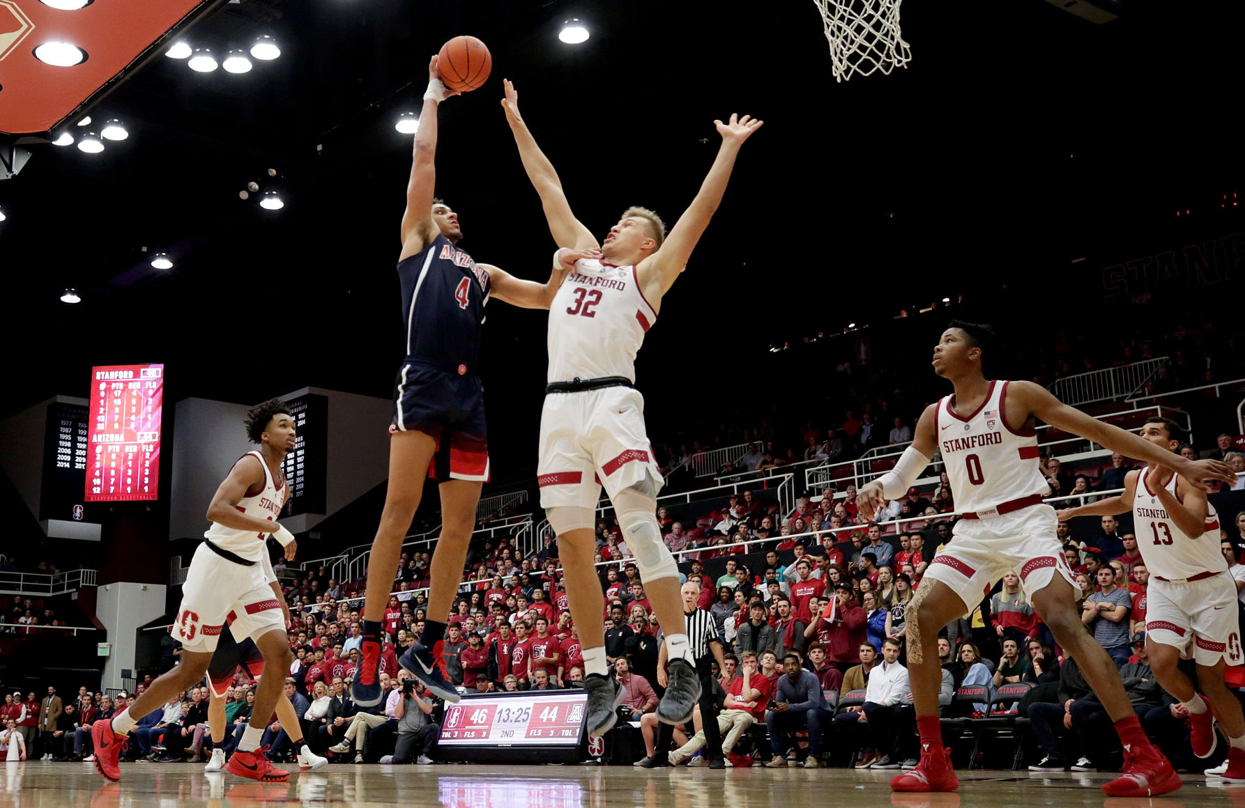 Arizona Wildcats 75, Stanford Cardinal 70